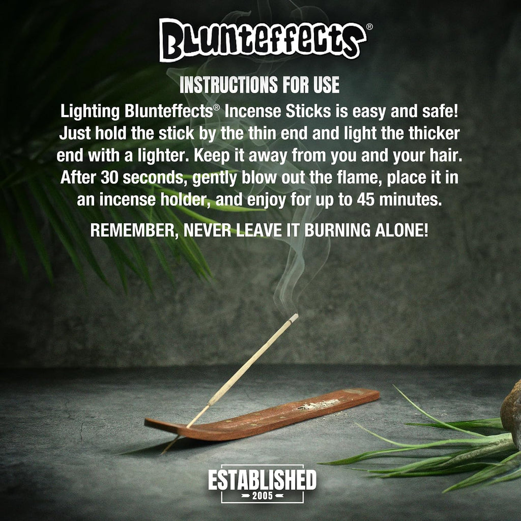 Blunteffects Hand-Dipped Incense Sticks 180-Pack, 15 Scents