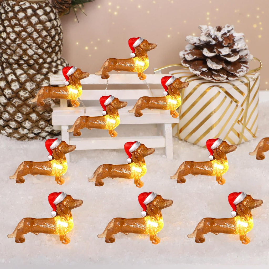 Impress Life Dachshund Dog Christmas String Lights