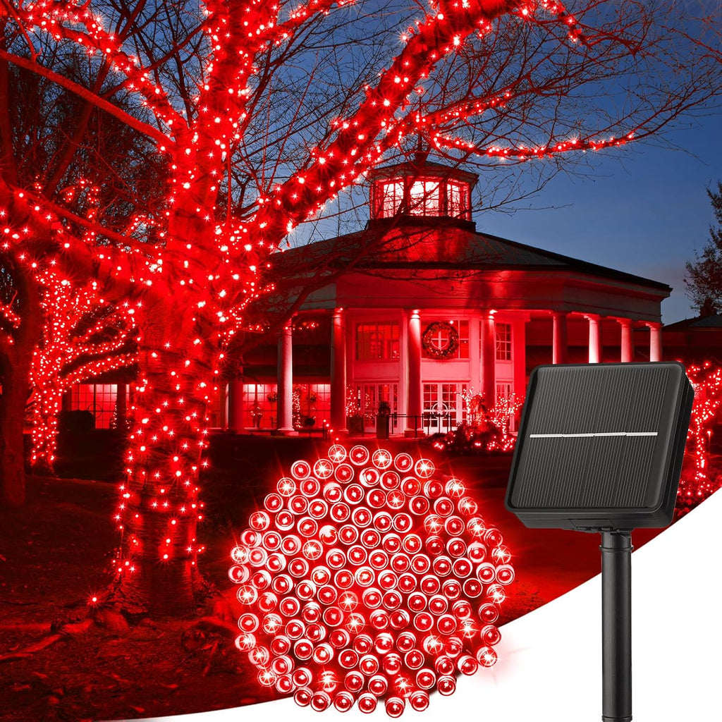 Minetom Solar String Lights Outdoor,2 Pack Total 80FT 200 LED String Light