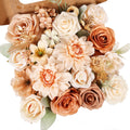 26PCS Artificial Flowers, Fake Roses Box Combo Set for Home Decor
