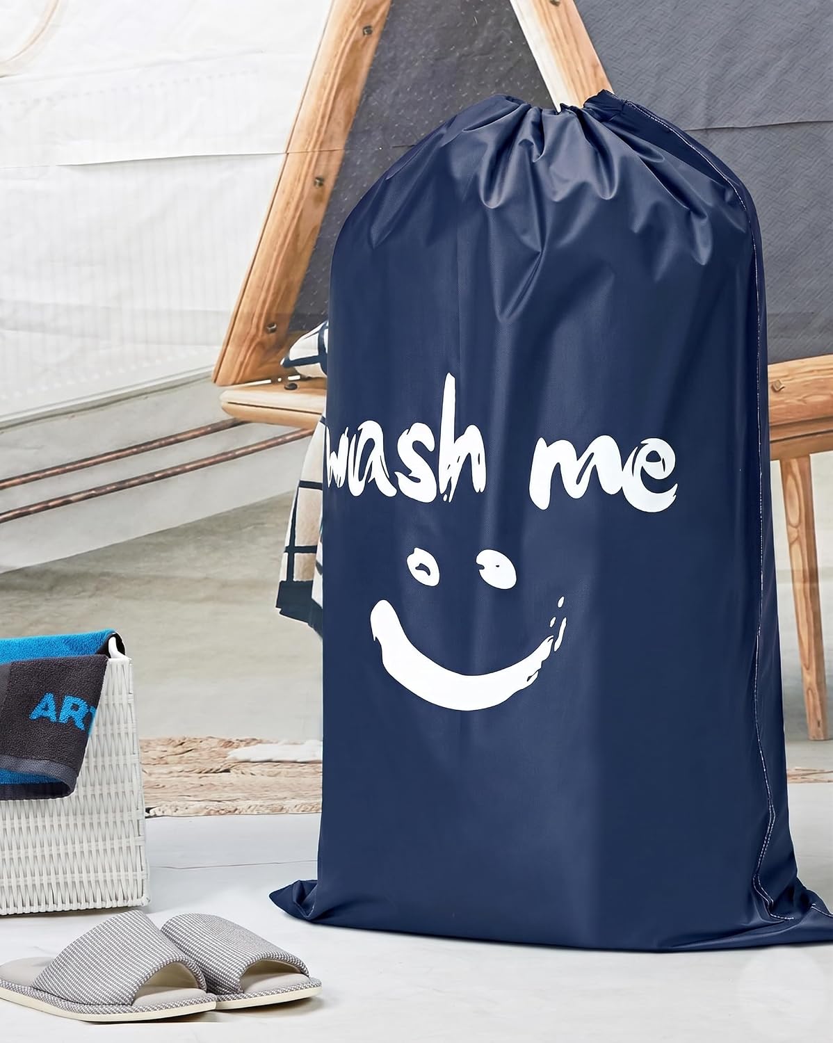 HOMEST 2 Pack XL Laundry Bag 28" x 40", Extra Large Dirty Clothes Organizer