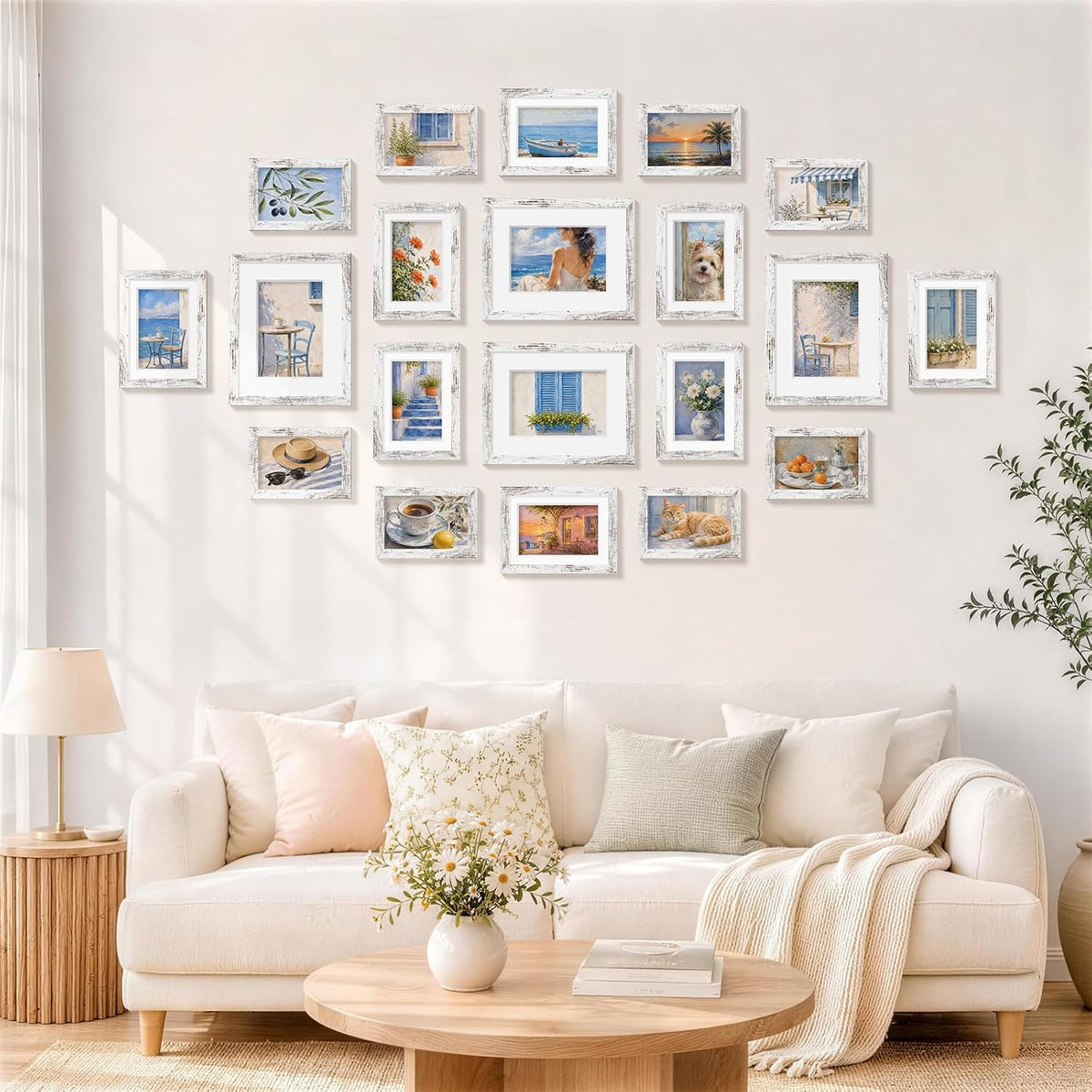 decorUhome Picture Frames Set of 20 for Wall Mounting & Tabletop