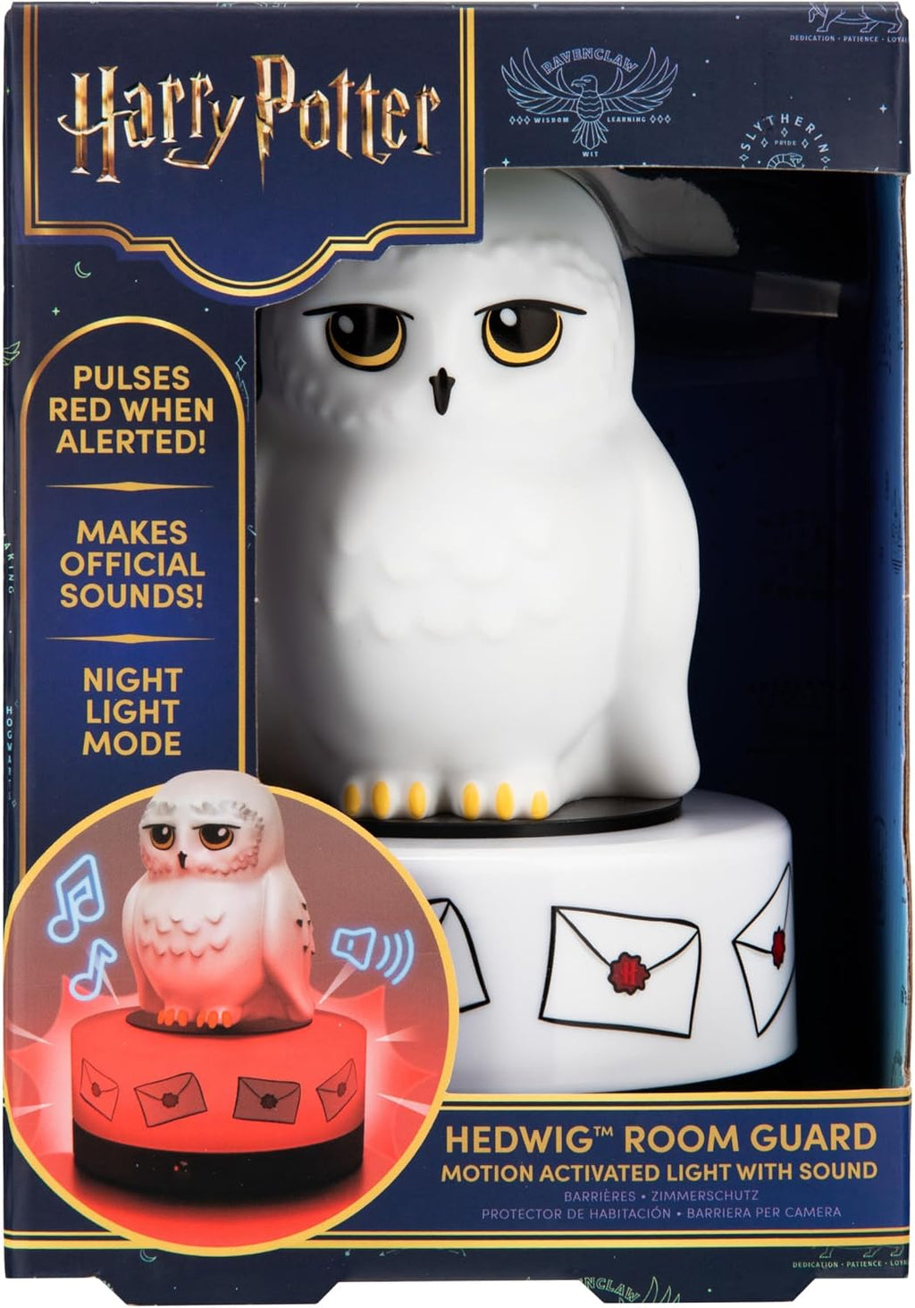 Paladone Harry Potter Hedwig Room Guard Light - Officially Licensed