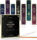 Mystical Guide Incense Sticks Variety Pack of 6 (120 Insence-Sticks) with Holder: Patchouli, Lavender, Sandalwood, Cinnamon, Lemongrass, Sage Inscents-Stick, Organic Incense Stick Non Toxic