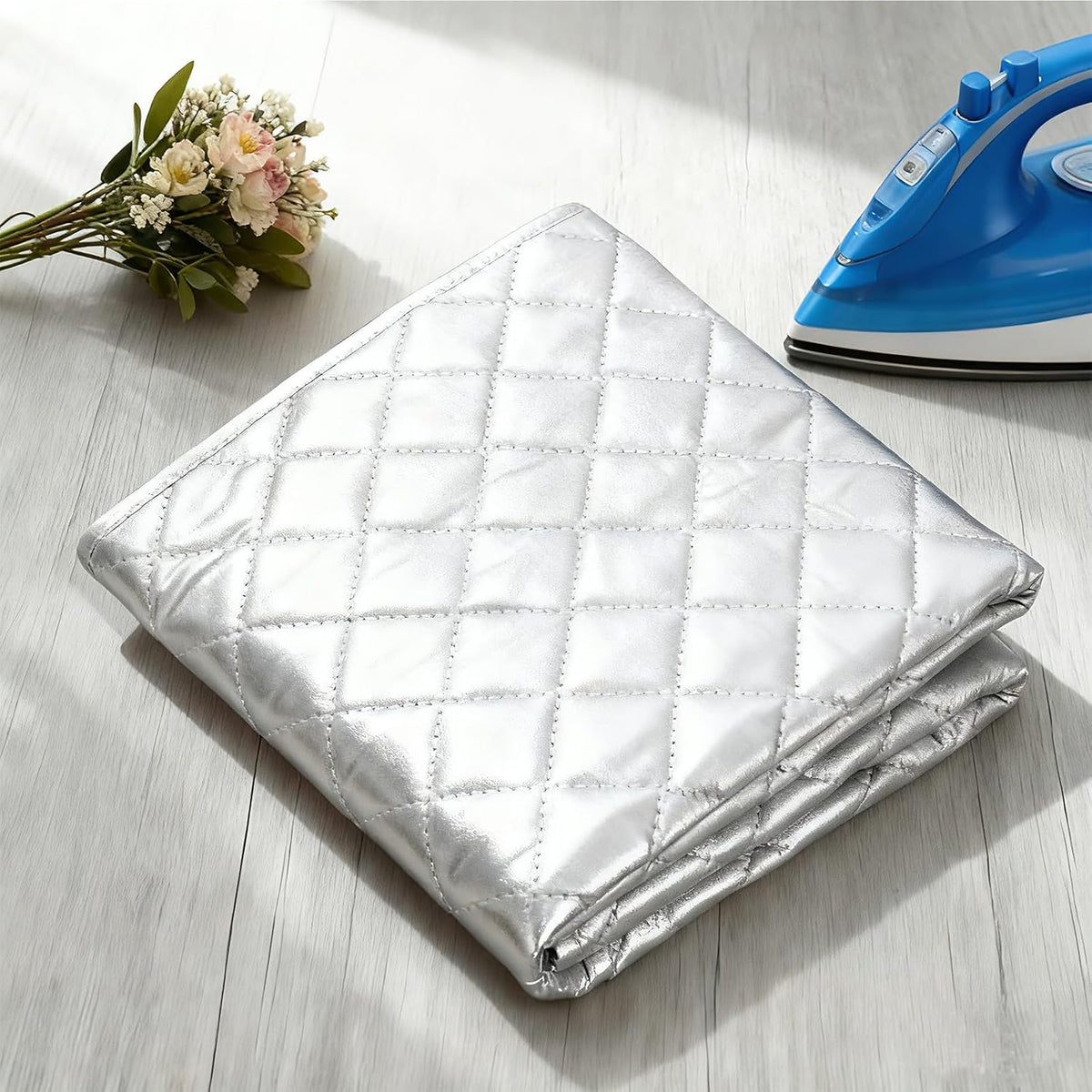 Magnetic Ironing Mat, 1 Pack, 33 x 19 in, 4-Layer Cotton Pad