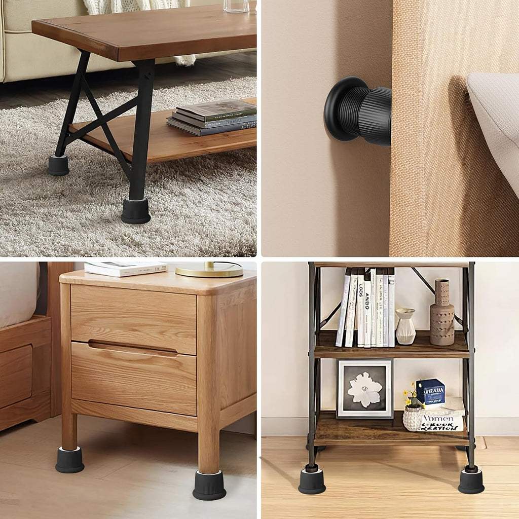 Adjustable Furniture Risers for Table,Desk,Cabinet,Bedside Table Heavy Duty