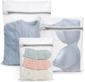 Muchfun 3Pcs Durable Fine Mesh Laundry Bags for Delicates