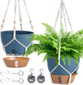 10 Inch Self Watering Hanging Planters for Indoor Plants, 2 Pack