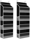 2 Pcs Over The Door Organizer Large Capacity Hanging Storage Room Organizer