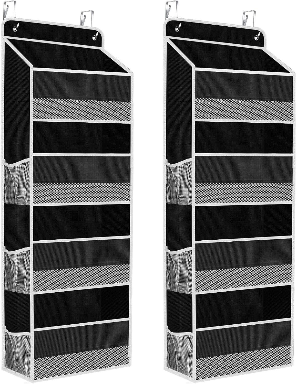 2 Pcs Over The Door Organizer Large Capacity Hanging Storage Room Organizer