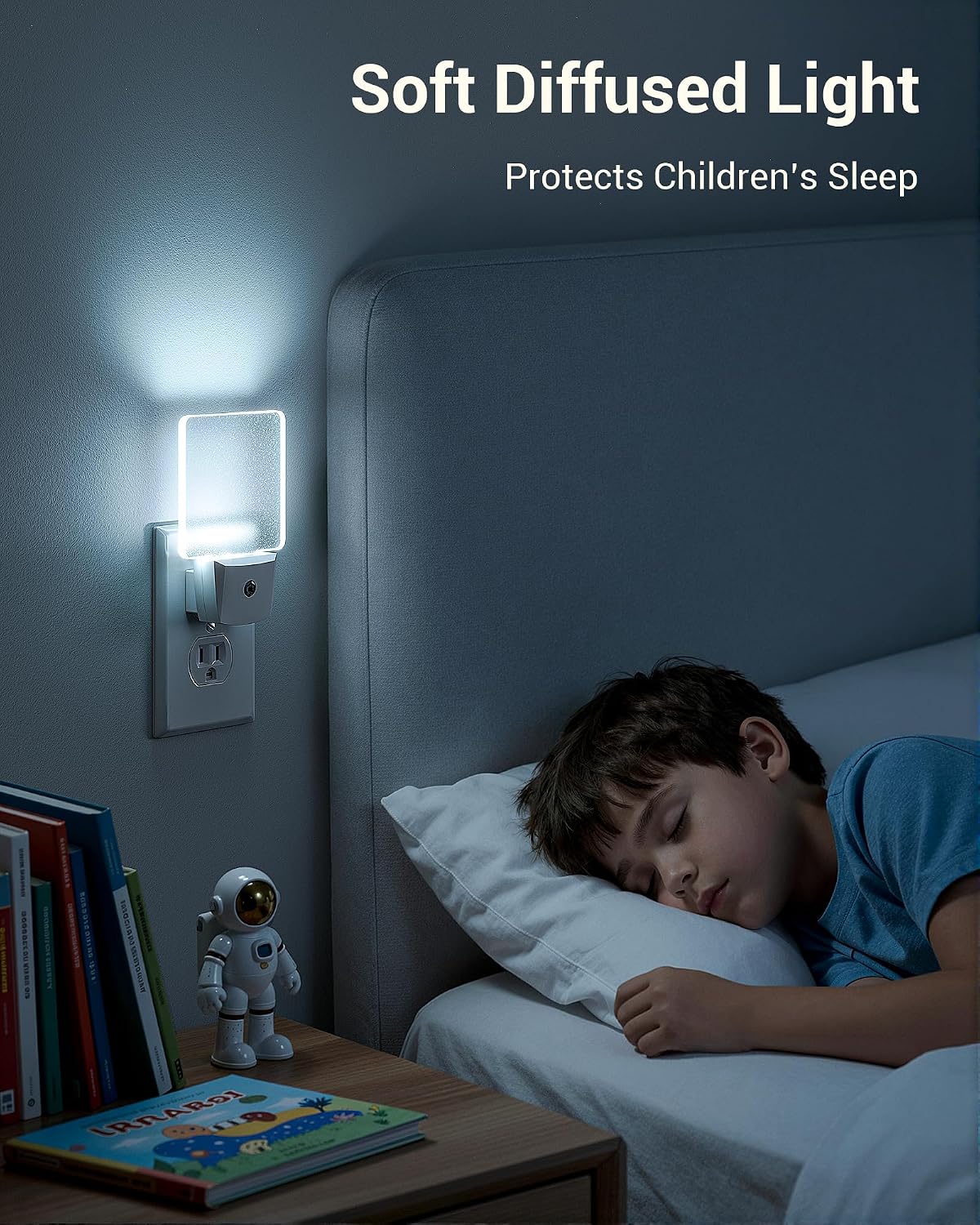 DEWENWILS Night Lights Plug into Wall, Plug in LED Night Lights 4 Pack