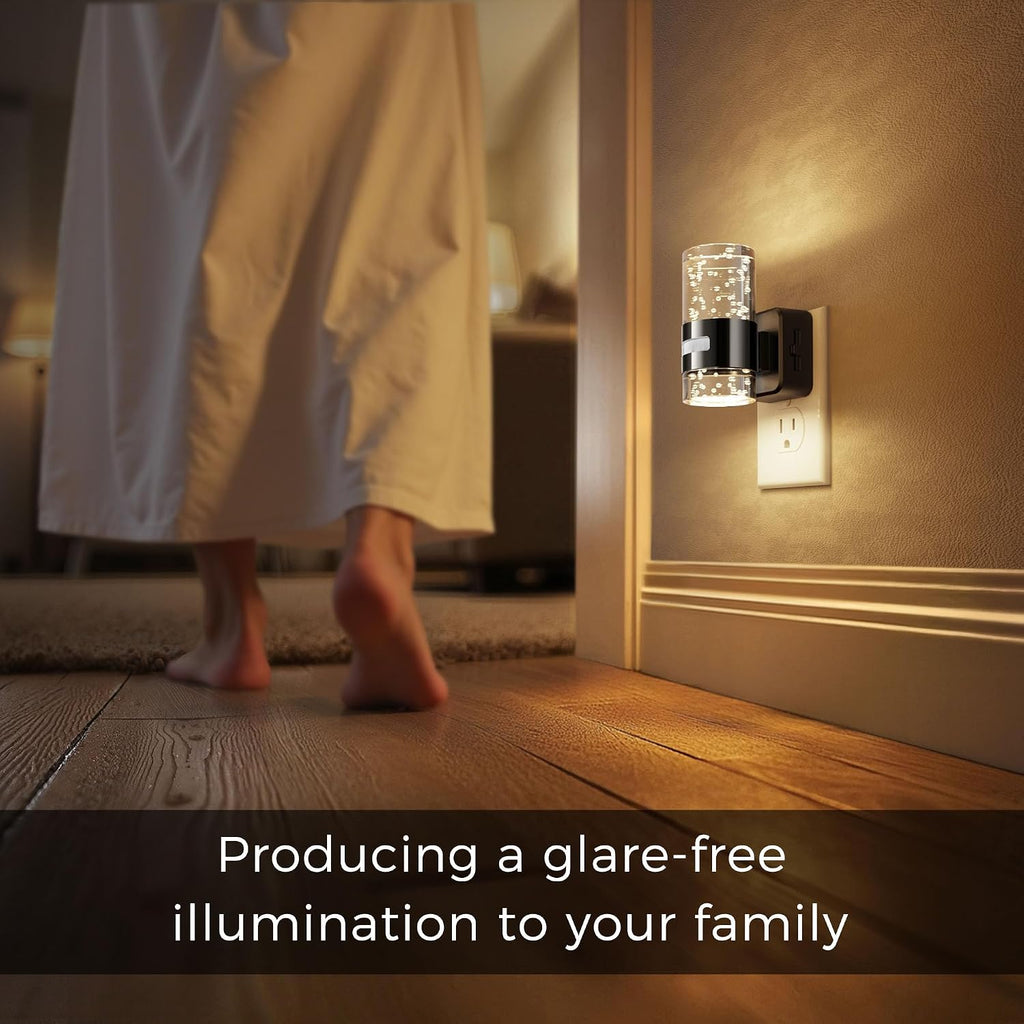 L LOHAS LED Motion Sensor Night Light,Dimmable Night Lights Plug into Wall