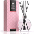 English Roses Scented Reed Diffuser Set with 8 Rattan Diffuser Sticks, 150 ml, All Natural Air Freshener, Long-Lasting Diffusers at Home - MyrrhUSA