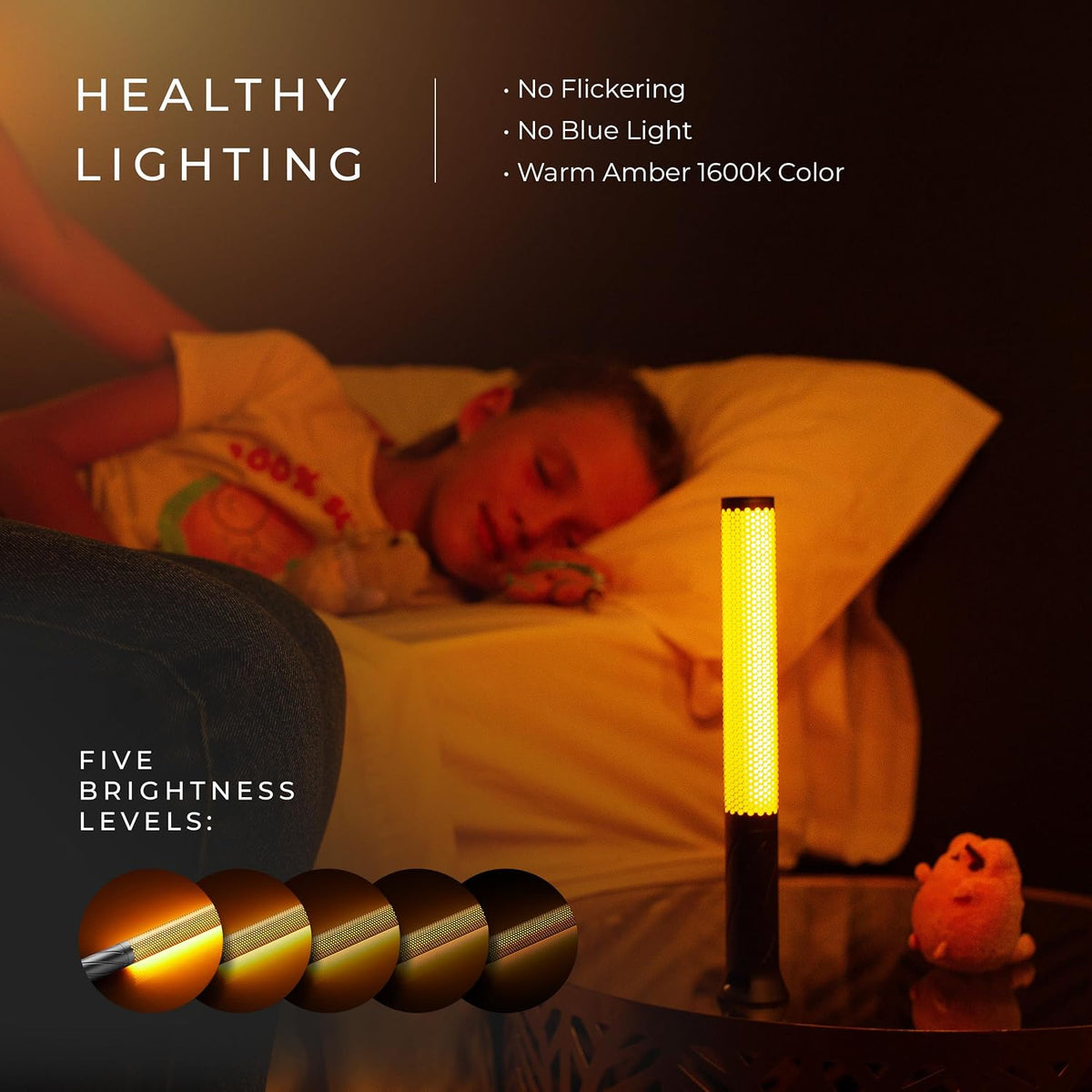 phonar Rechargeable Flameless Candle Lamp, Cordless Ambient Table Light for Bedroom, Romantic Dinner, Restaurant & Cozy Home Decor, Warm Dimmable LED Candlelight