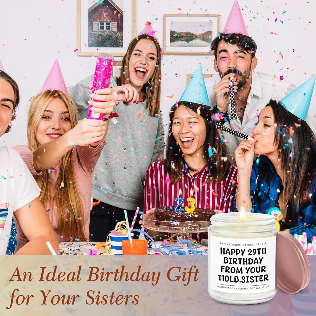 Sister Birthday Gifts,Funny Gifts Candles for Sister