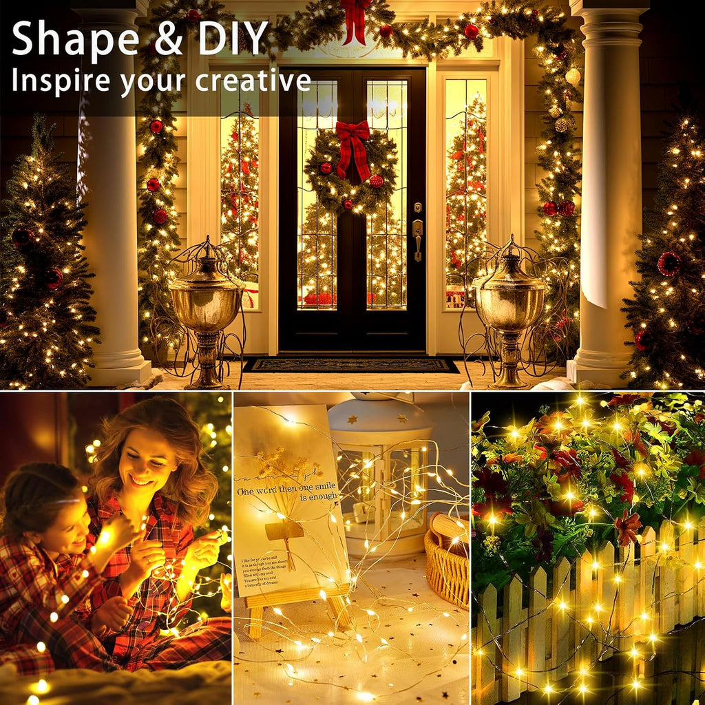 VOOKRY 32 Pcs Fairy Lights Battery Operated, 10 ft 30 LEDs String Lights