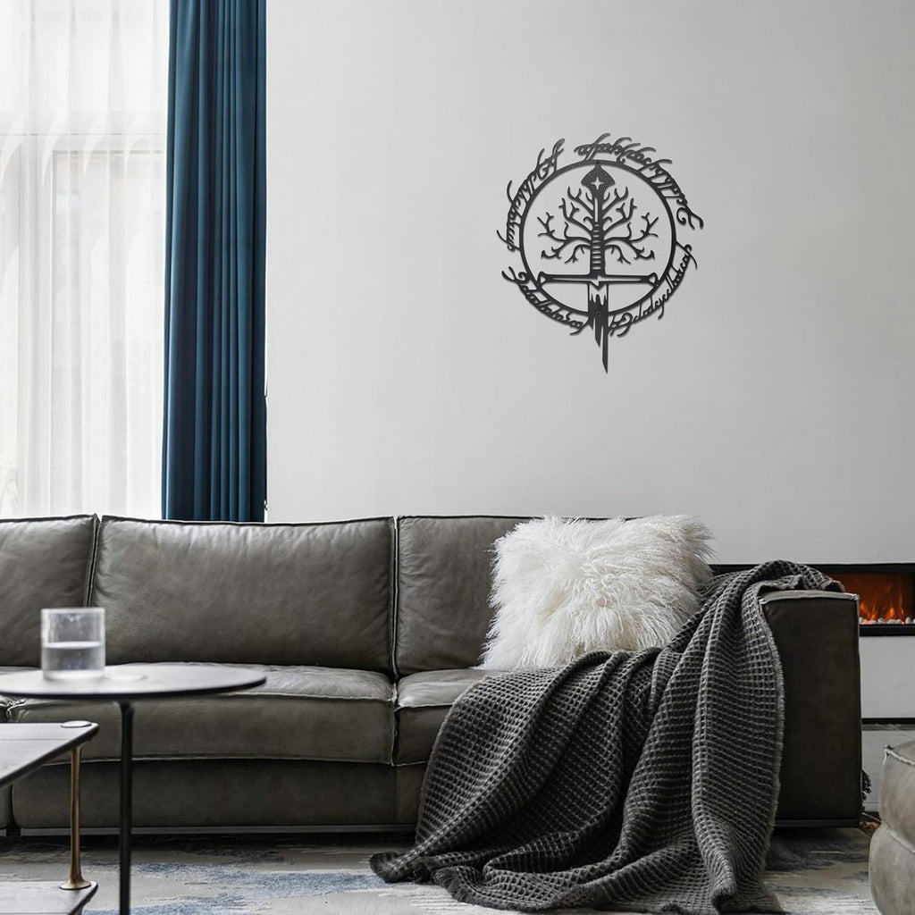 Lord Decor Metal Wall Art The Rings Fantasy Wall Decor Gift Merch for Fans