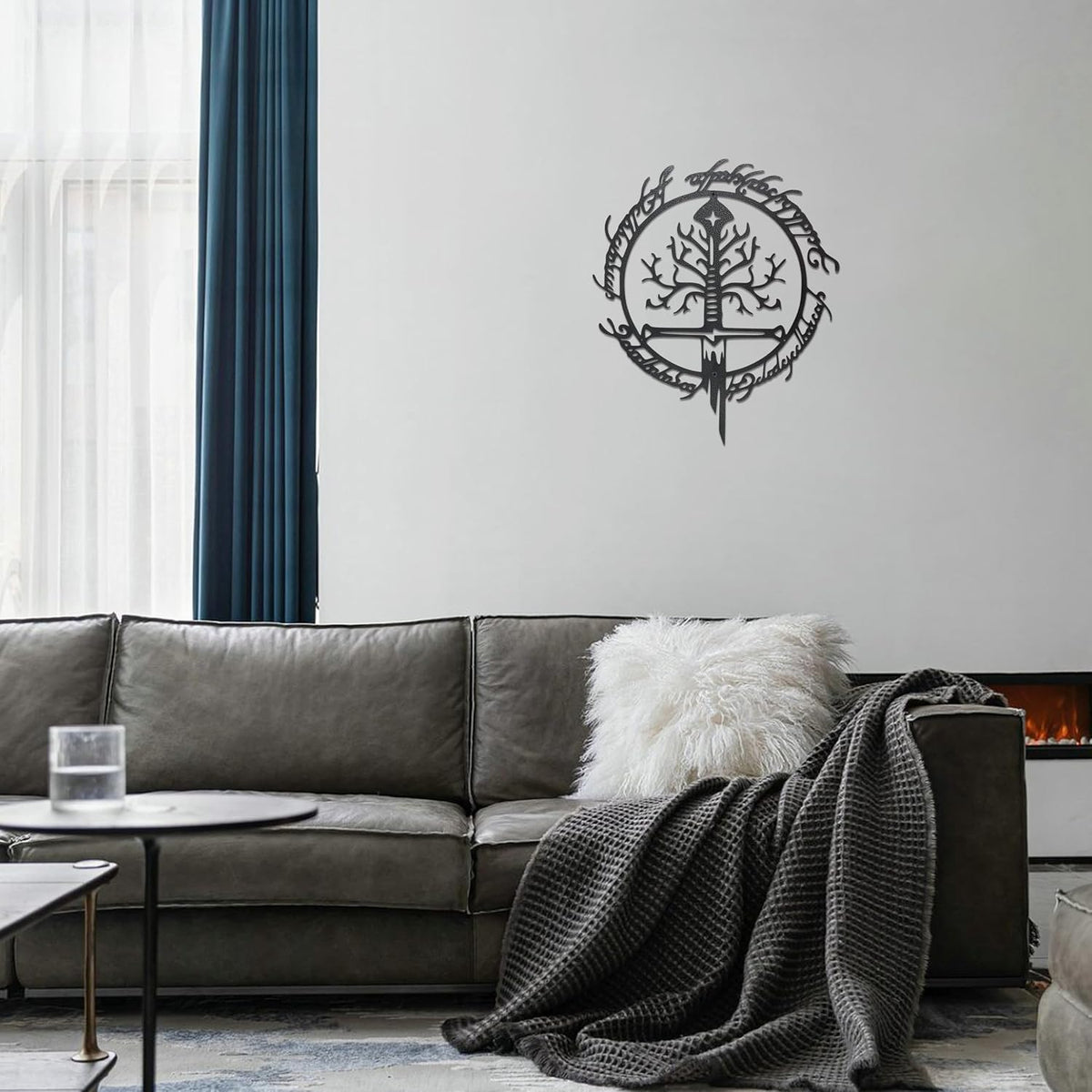 Lord Decor Metal Wall Art The Rings Fantasy Wall Decor Gift Merch for Fans