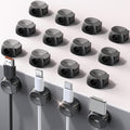 16Pack Cord Organizer [Dual Spring & Clasp, Max Secure] Cable Clips - Chfeila Cord Holder, Desk Cable Management, Adhesive Phone Charging Wire Holder for Nightstand/Car/Wall, Office Accessory - Black