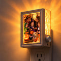L LOHAS LED Night Light,Backlit Plug in Night Light with Picture Frames