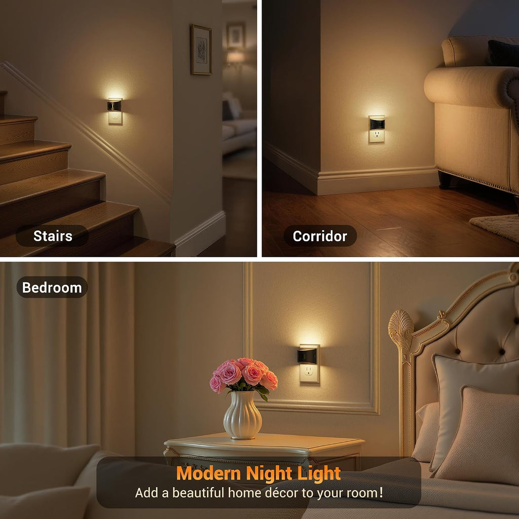 JandCase Motion Sensor Night Light, Night Lights Plug into Wall