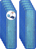 10-Pack Microfiber Mop Pads for Bona Mop- Washable Reusable Refills for Hardwood, Tile & Multi-Surface Floors | Pet Hair & Stain Remover