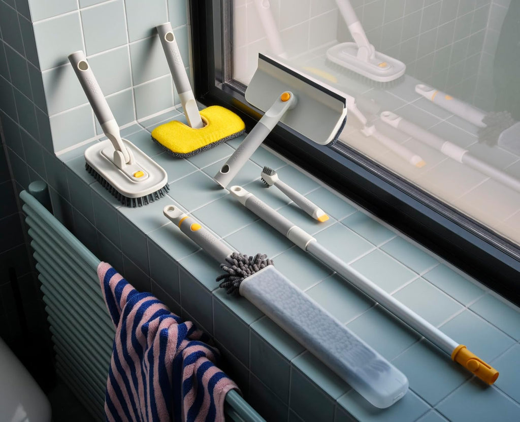Joseph Joseph CleanTech 6-Piece Cleaning Set with Extension Handle