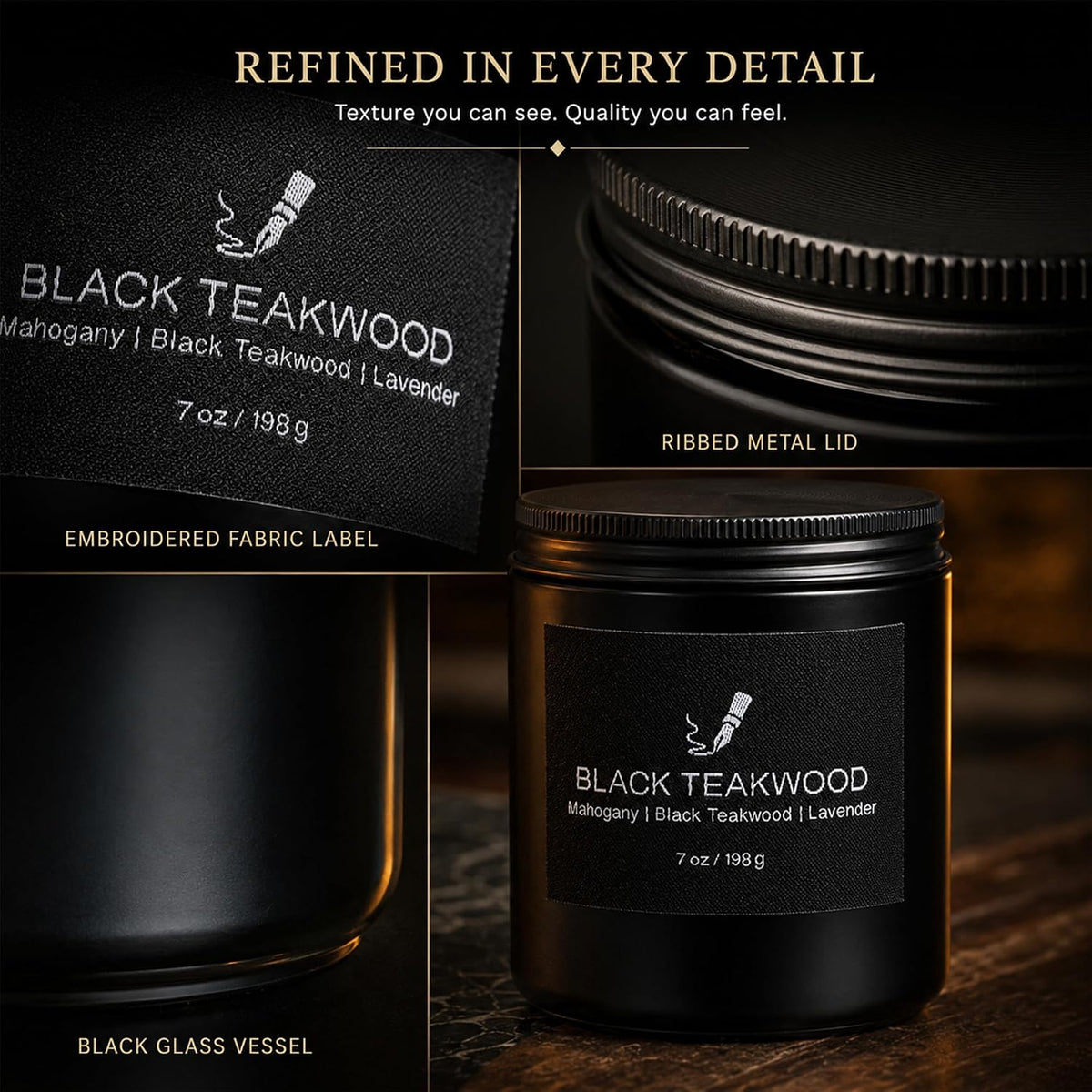 Scented Candles for Men, 6 Masculine Scents Set, 42oz Total