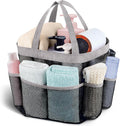 Mesh Shower Caddy Portable - 9 Pockets, Shower Bag for Dorm Room Camping