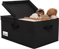 GRANNY SAYS Extra Large Storage Bins with Lids, Closet Bins, Black