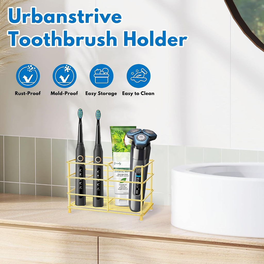 Electric Toothbrush Holders for Bathrooms 304 Stainless Steel Quick Drying
