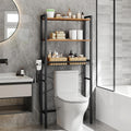 VASAGLE 3-Tier Over the Toilet Storage, Adjustable Shelves, Basket, 63''H