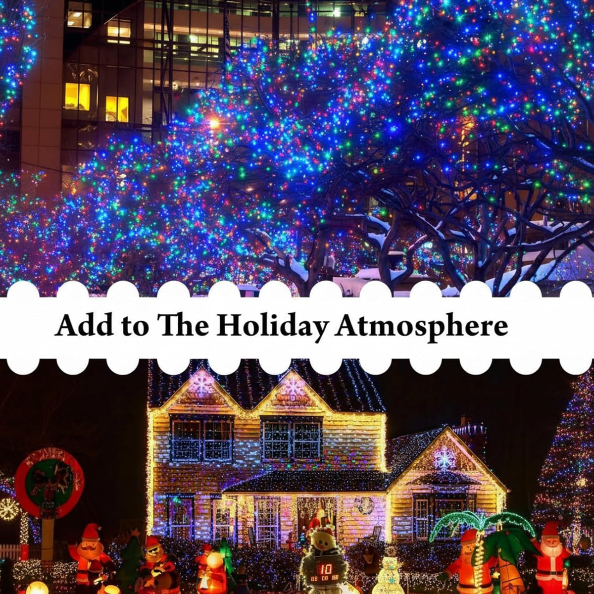 Riakrum 50 Pack Fairy Lights 10 ft 30 LED Multicolor Battery Operated Light