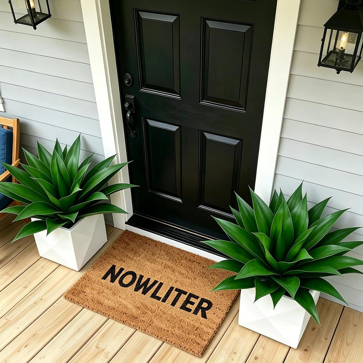2 Pack Artificial Agave Plants 28 Inch Large Size Faux Succulent Stems Outdoor Decorating Realistic UV Resistant Tropical Plant Plantas Artificiales Decorativas Grandes - 29 Leaves, Dark Green