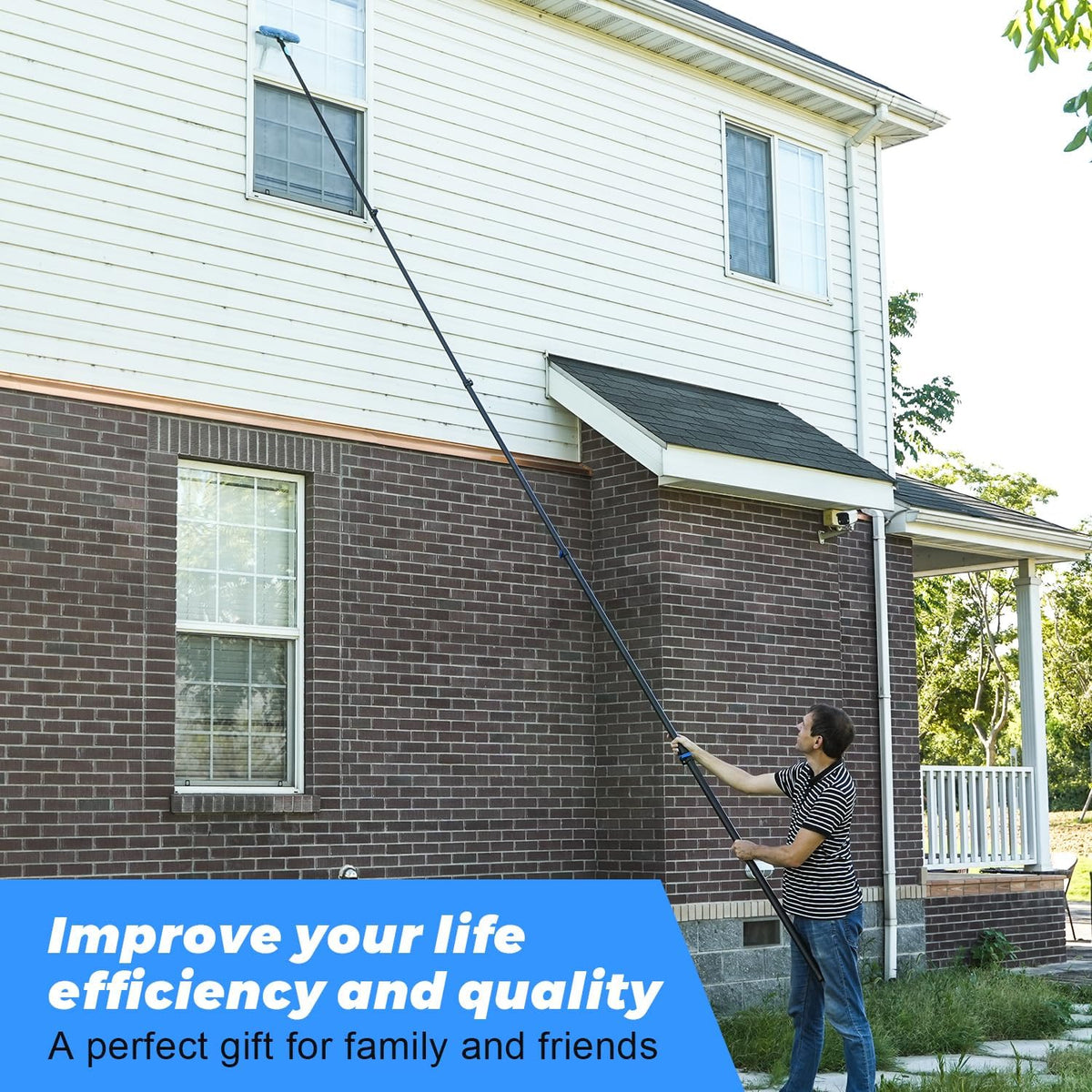 30 Foot High Ceiling Duster Kits with 4.7-24FT Carbon Fiber Extension Pole