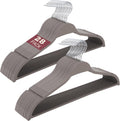 Non-Slip Rubber Coated Hangers, 28 Pack Space Saving Hangers