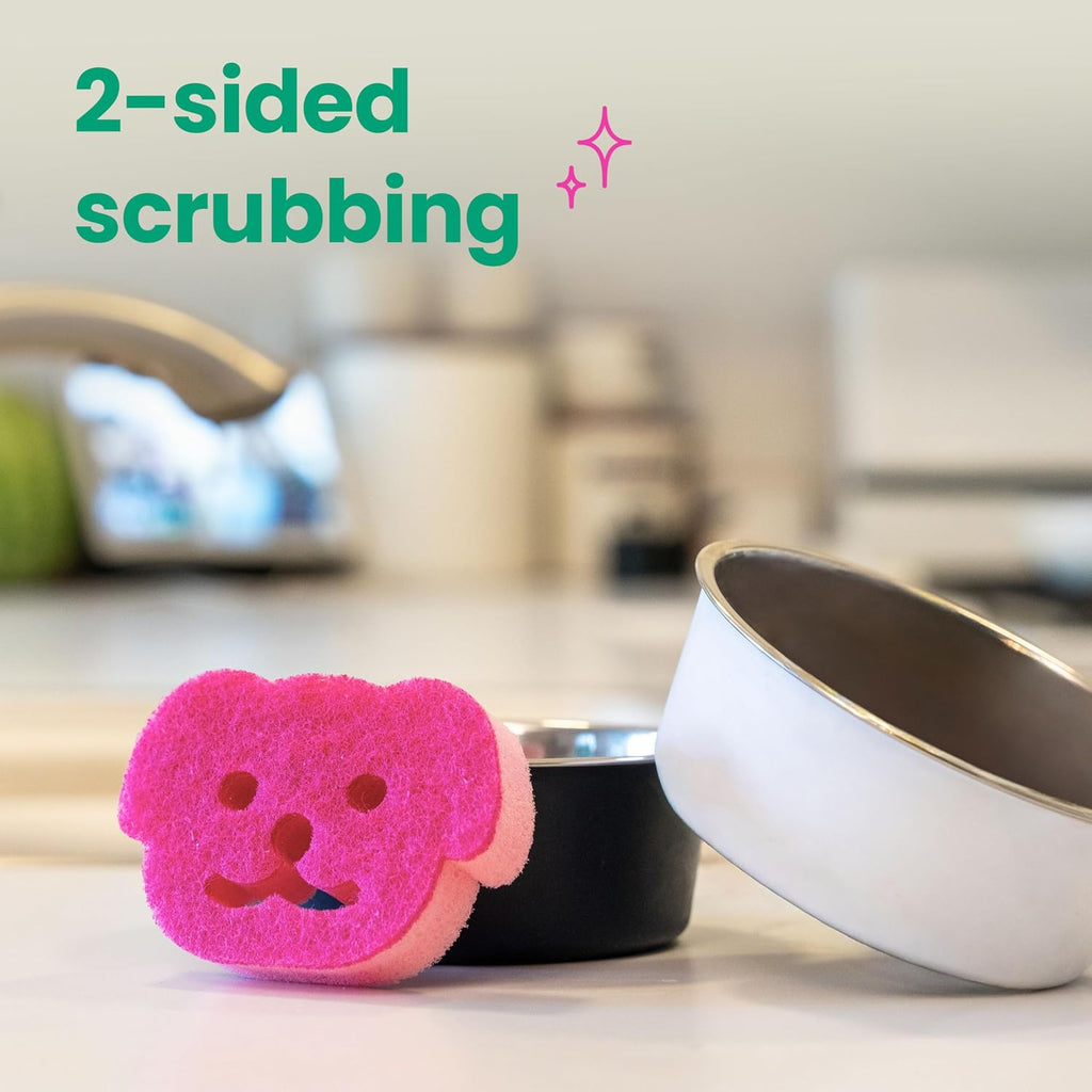 Scotch-Brite Doggone Tidy Non-Scratch Scrub Sponge, (Pack of 12)