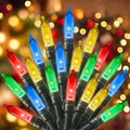 39Ft 100 LED Christmas Mini Lights, Multicolor Christmas Tree Lights Indoor