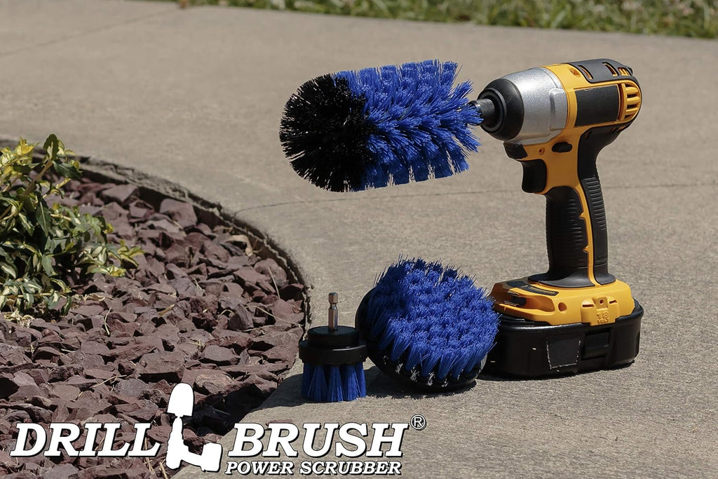 Pool Cleaner - Car Wash Detailing and Scrubbing Brush Kit - Boat Scrubber
