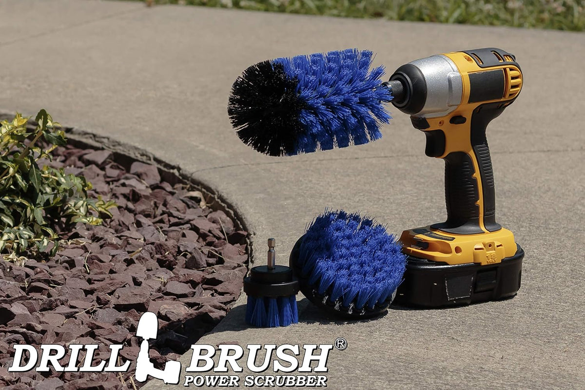 Pool Cleaner - Car Wash Detailing and Scrubbing Brush Kit - Boat Scrubber