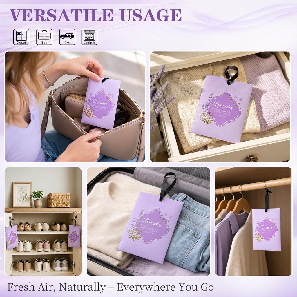 18 Pack Lavender Scented Sachets, Long‑Lasting Fragrance Sachet Bags