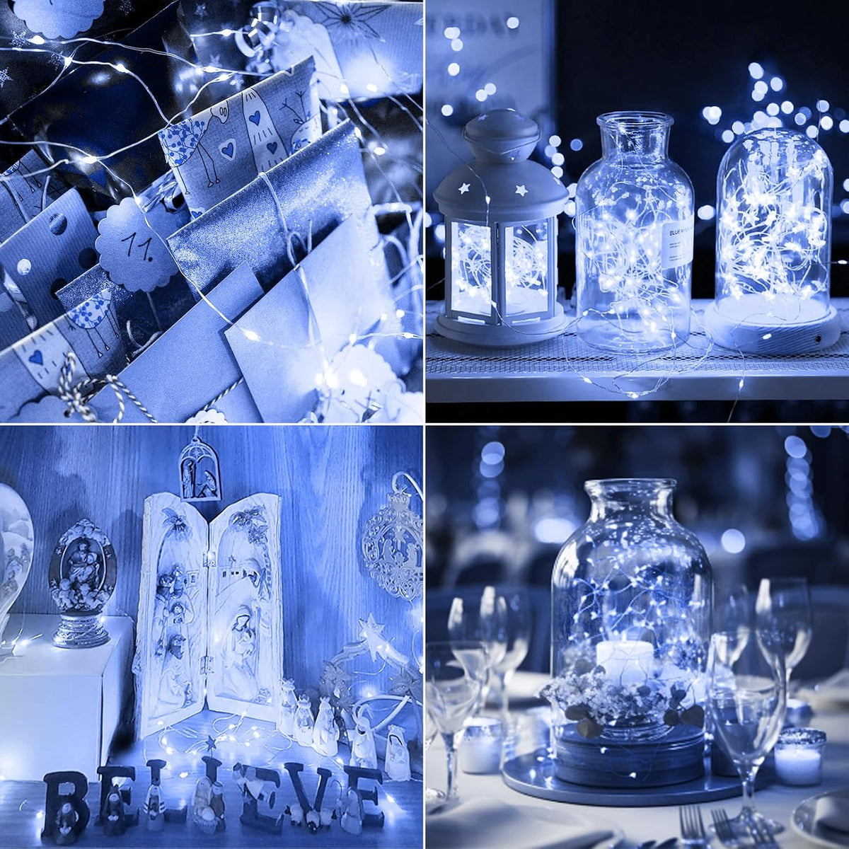 kolpop 30 Pack Fairy Lights Battery Operated, Twinkle Mini String Lights