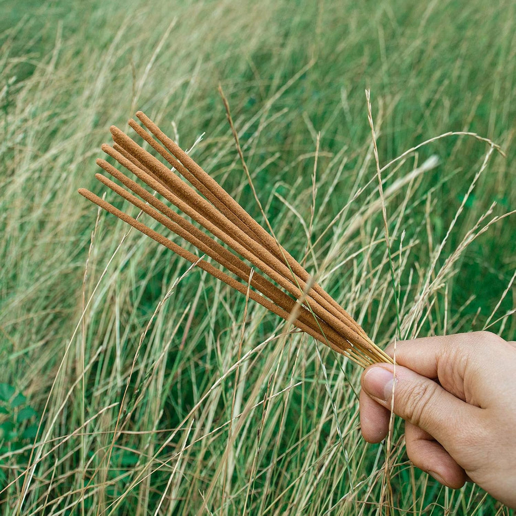 Goloka Nag Champa Incense - 250 GM Box - Hand Rolled Agarbatti Fine Quality Incense Sticks for Purification, Relaxation, Positivity, Yoga, Meditation