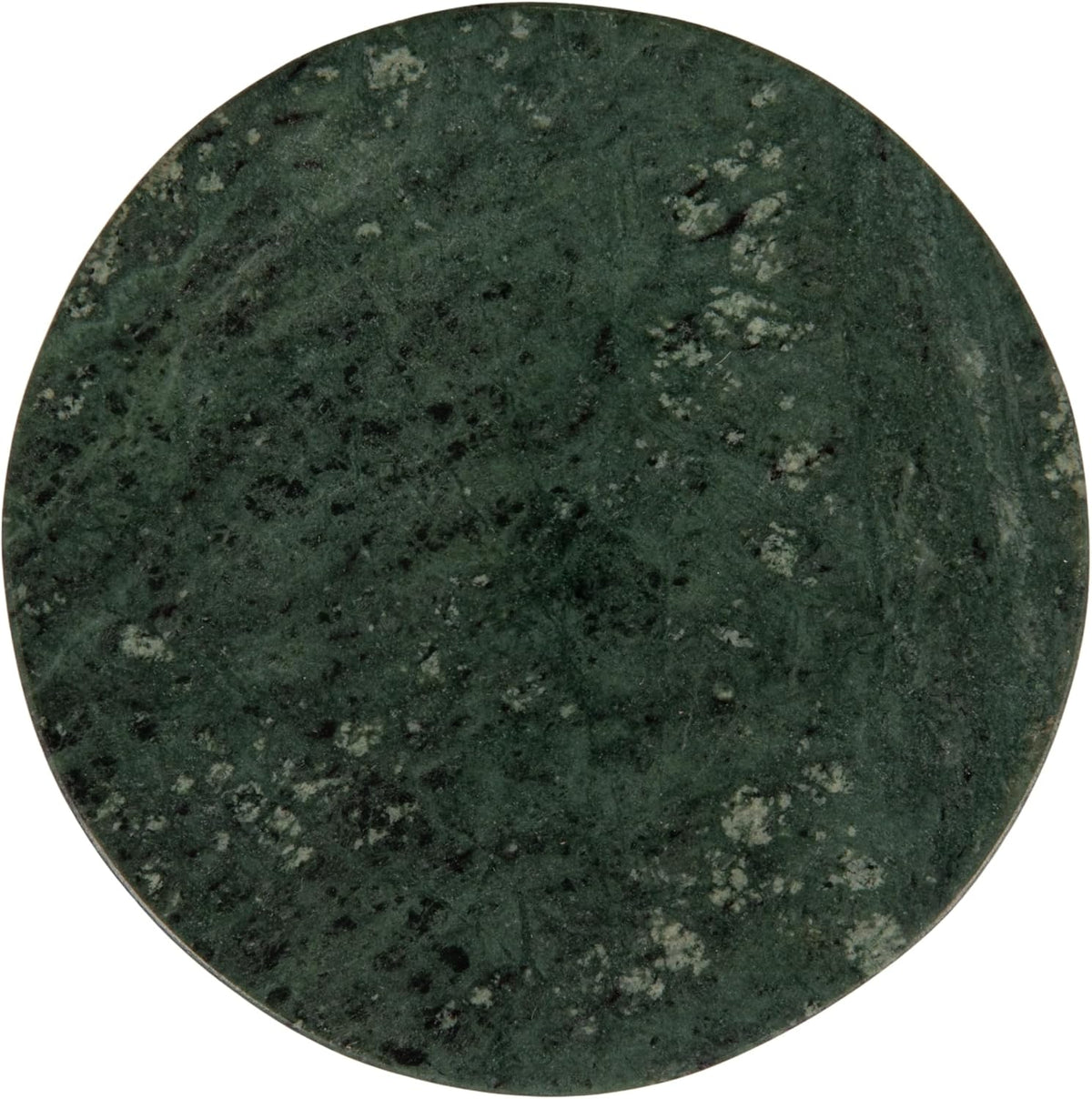 Creative Co-Op Marble Round Soapdish, Green