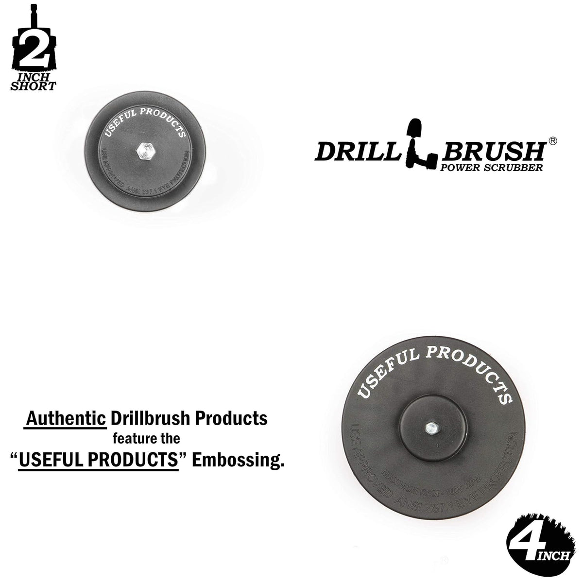 Drillbrush Cleaning Brush for Drill - Car Carpet - Drill Brush Rims