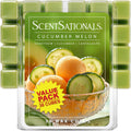 Scentsationals Cucumber Melon Scented Wax Melts, 15oz (36 Cubes)