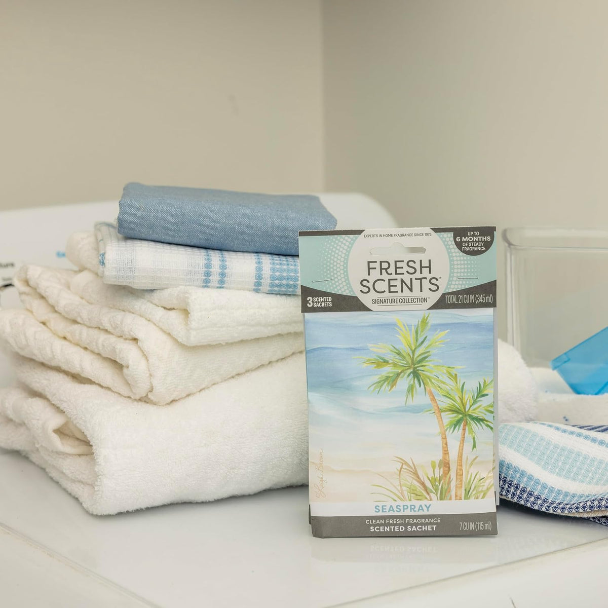 Fresh Scents Seaspray Scented Sachets 6 Pack