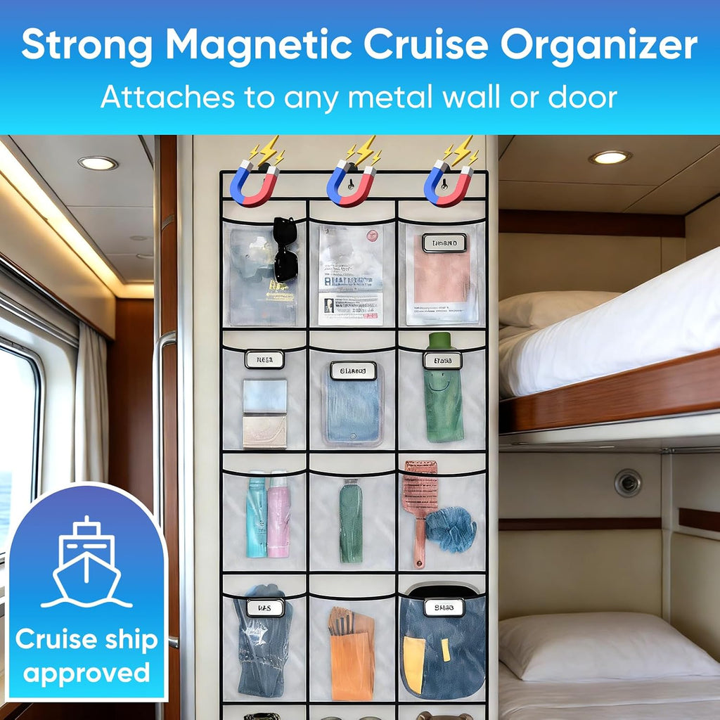 Magnetic Cruise Door Organizer,Over The Door Organizer For Cruise Ships