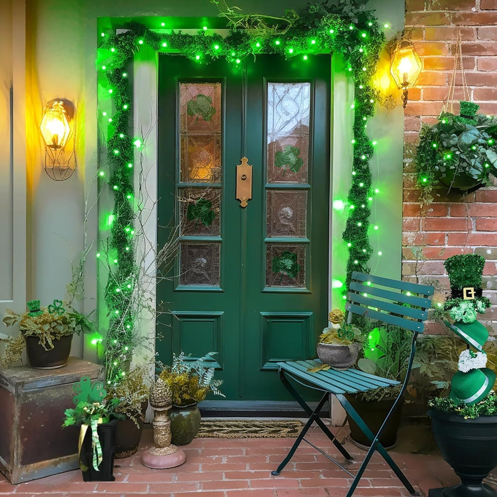 Joomer Fairy String Lights 33FT 100LED Plug in Fairy Lights Indoor, Green