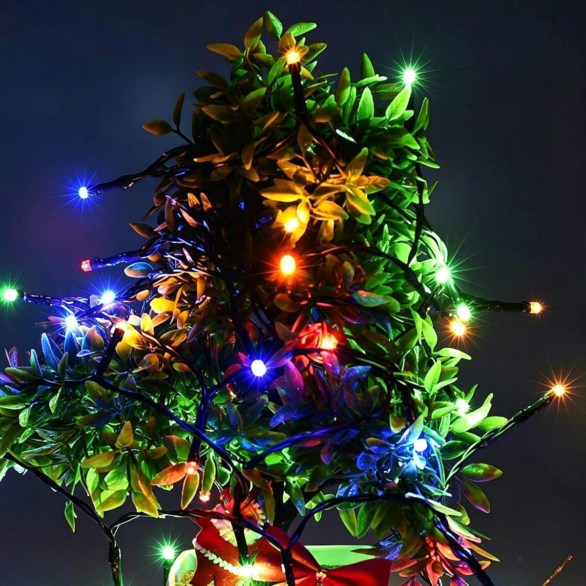 2 Pack Battery Operated String Lights - 9.8ft 30 LEDs Multicolor